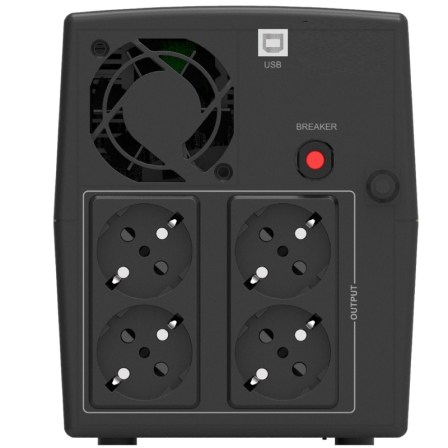 Sai línea interactiva phasak sirius 1500 va interactive/ 1500va-900w/ 4 salidas/ formato torre - Imagen 4