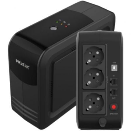 Sai línea interactiva phasak smart lite 950va/ 950va-570w/ 3 salidas/ formato torre - Imagen 8