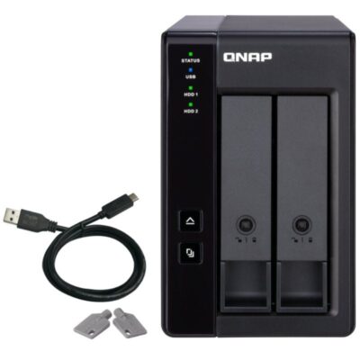 Das qnap tr-002/ 2 bahías 3.5- 2.5/ formato torre