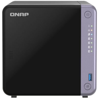 Nas qnap ts-432x-4g/ 4 bahías 3.5- 2.5/ 4gb/ formato torre