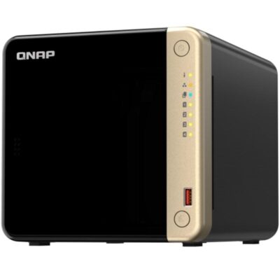 Nas qnap ts-464-8g/ 4 bahías 3.5- 2.5/ 8gb ddr4/ formato torre