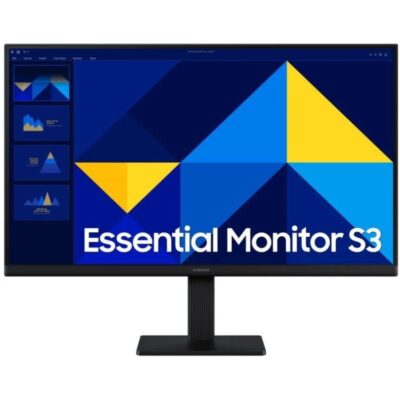 Monitor profesional samsung essential monitor s3 s24d304gau/ 24/ full hd/ negro