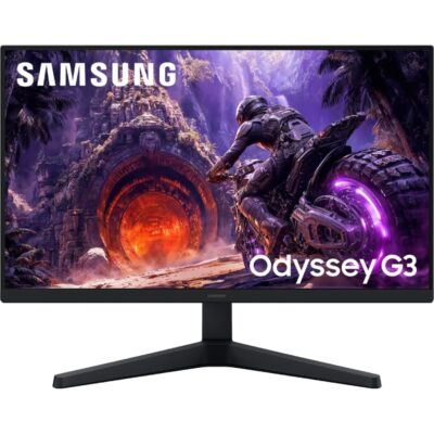 Monitor gaming samsung odyssey g3 s24hg302eu 24/ full hd/ 1ms/ 200hz/ ips/ regulable en altura/ negro