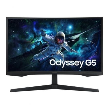 Monitor gaming curvo samsung odyssey g5 s27cg552eu 27/ qhd/ 1ms/ 165hz/ va/ negro - Imagen 6