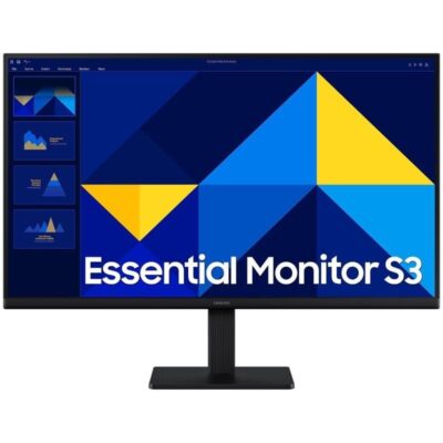 Monitor profesional samsung essential monitor s3 s27d300gau/ 27/ full hd/ negro