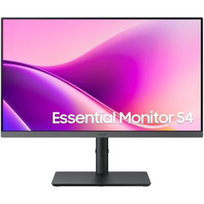 Monitor profesional samsung essential monitor s4 s43uf s27f434uau/ 27/ full hd/ regulable en altura/ negro