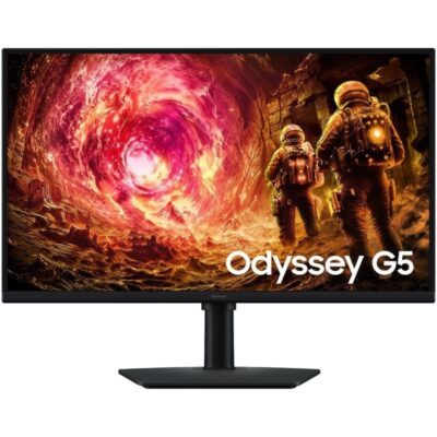 Monitor gaming samsung odyssey g5 g50f s27fg502eu 27/ qhd/ 1ms/ 180hz/ ips/ regulable en altura/ negro