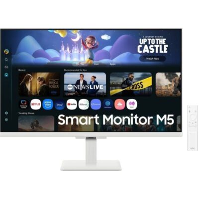 Smart monitor samsung m5 s27fm501eu 27/ full hd/ multimedia/ smart tv/ blanco