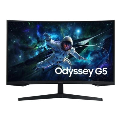 Monitor gaming curvo samsung odyssey g5 s32cg552eu 32/ qhd/ 1ms/ 165hz/ va/ negro