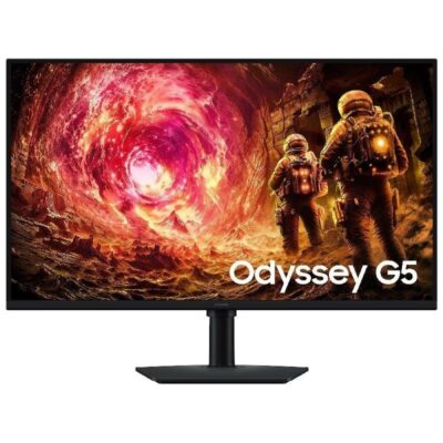 Monitor gaming samsung odyssey g5 s32fg502eu 32/ qhd/ 1ms/ 180hz/ ips/ regulable en altura/ negro
