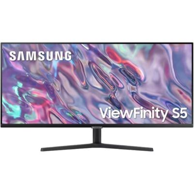 Monitor profesional ultrapanorámico samsung viewfinity s5 s34c500gau 34/ uwqhd/ negro