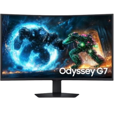 Monitor gaming curvo samsung odyssey g7 g75f 37/ 4k/ 1ms/ 165hz/ va/ regulable en altura/ negro