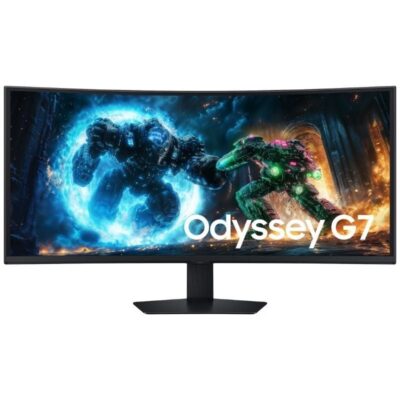 Monitor gaming ultrapanorámico curvo samsung odyssey g7 s40fg756eu 40/ 5k2k/ 1ms/ 180hz/ va/ regulable en altura/ negro