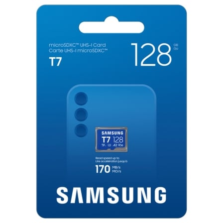 Tarjeta de memoria samsung p7 128gb microsd xc/ clase 10/ 170mbs - Imagen 4