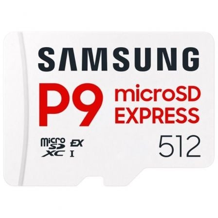 Tarjeta de memoria samsung p9 express 512gb microsd xc/ clase 10/ 800mbs - Imagen 3