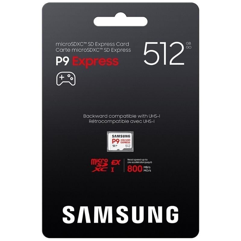 Tarjeta de memoria samsung p9 express 512gb microsd xc/ clase 10/ 800mbs - Imagen 2