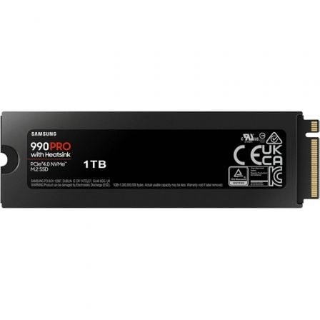 Disco ssd samsung 990 pro 1000gb/ m.2 2280 pcie gen4/ con disipador de calor/ compatible con ps5 y pc - Imagen 6