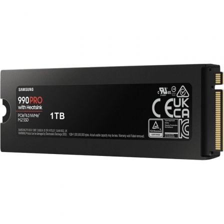 Disco ssd samsung 990 pro 1000gb/ m.2 2280 pcie gen4/ con disipador de calor/ compatible con ps5 y pc - Imagen 8