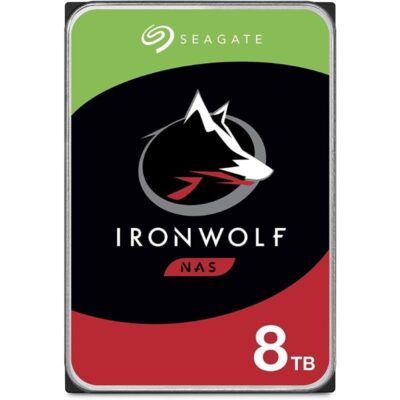 Disco duro seagate ironwolf nas st8000vn004 8tb/ 3.5/ sata iii/ 256mb