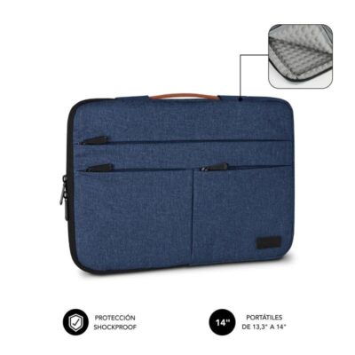 Funda subblim air padding 360 sleeve para portátiles hasta 14/ azul