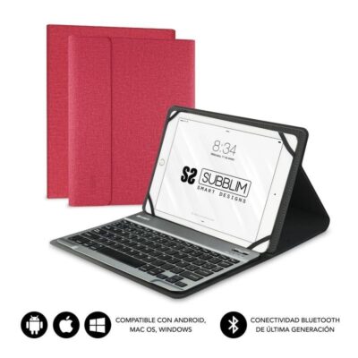 Funda con teclado subblim keytab pro bluetooth para tablets