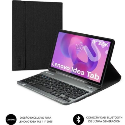 Funda con teclado subblim keytab pro bt lenovo idea tab 11 2025/ negra