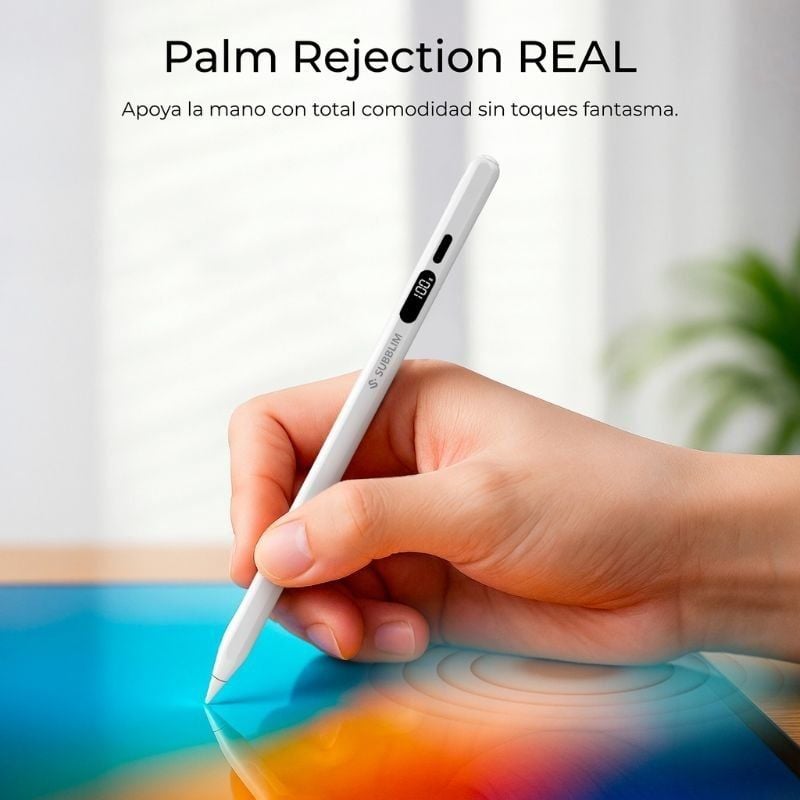 Lápiz electrónico subblim noteflow pen para ipad/ blanco - Imagen 3