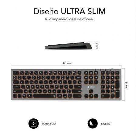 Teclado inalámbrico subblim master/ gris y negro - Imagen 9