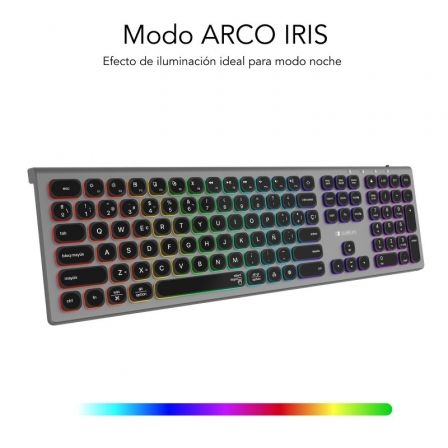 Teclado inalámbrico subblim master/ gris y negro - Imagen 10