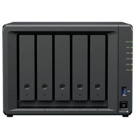 Nas synology diskstation ds1525+/ 5 bahías 3.5- 2.5/ 8gb ddr4/ formato torre - Imagen 4