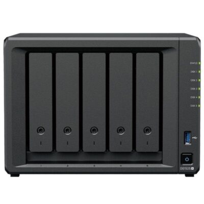 Nas synology diskstation ds1525+/ 5 bahías 3.5- 2.5/ 8gb ddr4/ formato torre