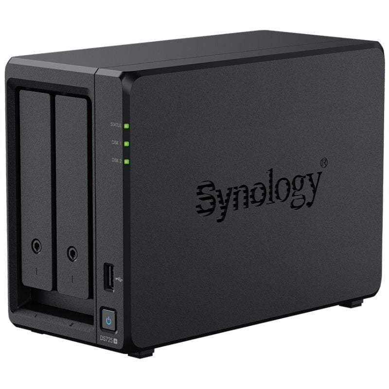 Nas synology diskstation ds725+/ 2 bahías 3.5- 2.5/ 8gb ddr4/ formato torre - Imagen 2
