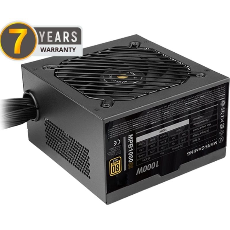 Fuente de alimentación mars gaming mpb1000si/ 1000w/ ventilador 12cm/ 80 plus gold - Imagen 2