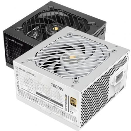 Fuente de alimentación mars gaming mpb1000si/ 1000w/ ventilador 12cm/ 80 plus gold - Imagen 3