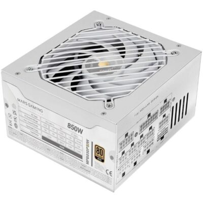 Fuente de alimentación mars gaming mpb850psi/ 850w/ ventilador 14cm/ atx 3.1/ pcie 5.1/ 80 plus gold