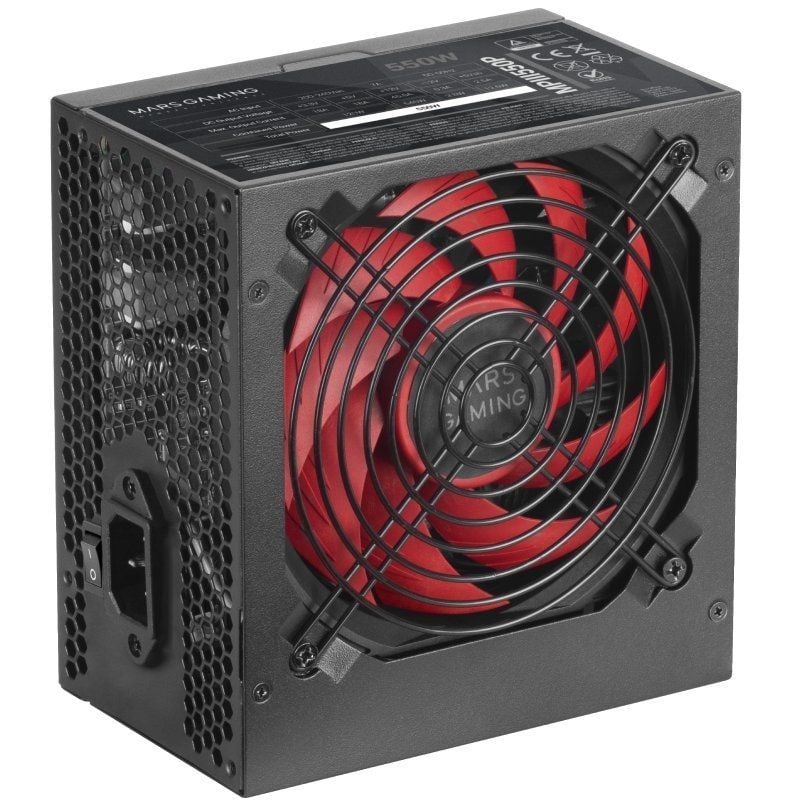 Fuente de alimentación mars gaming mpiii550p/ 550w/ ventilador 12cm - Imagen 4