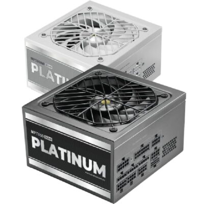 Fuente de alimentación mars gaming mpt850/ 850w/ ventilador 14cm/ atx 3.1/ pcie 5.1/ 80 plus platinum/ negra