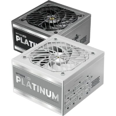 Fuente de alimentación mars gaming mpt850/ 850w/ ventilador 14cm/ atx 3.1/ pcie 5.1/ 80 plus platinum/ blanca