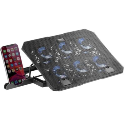 Soporte refrigerante mars gaming mnbc23 para portátiles hasta 16/ iluminación led