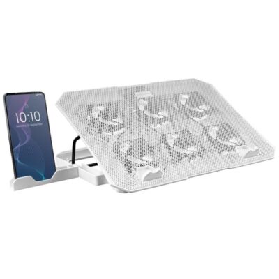 Soporte refrigerante mars gaming mnbc23 para portátiles hasta 16/ iluminación led