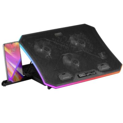 Soporte refrigerante mars gaming mnbc6 para portátiles hasta 19/ iluminación led