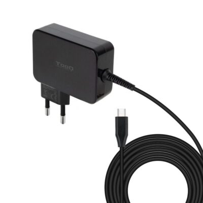 Cargador de portátil gan tooq tqlc-usbcgan90pd/ 1xusb tipo-c/ 90w/ automático/ voltaje 5-20v