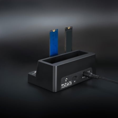 Docking station para ssd m2 sata/nvme tooq tqds-502b - Imagen 9