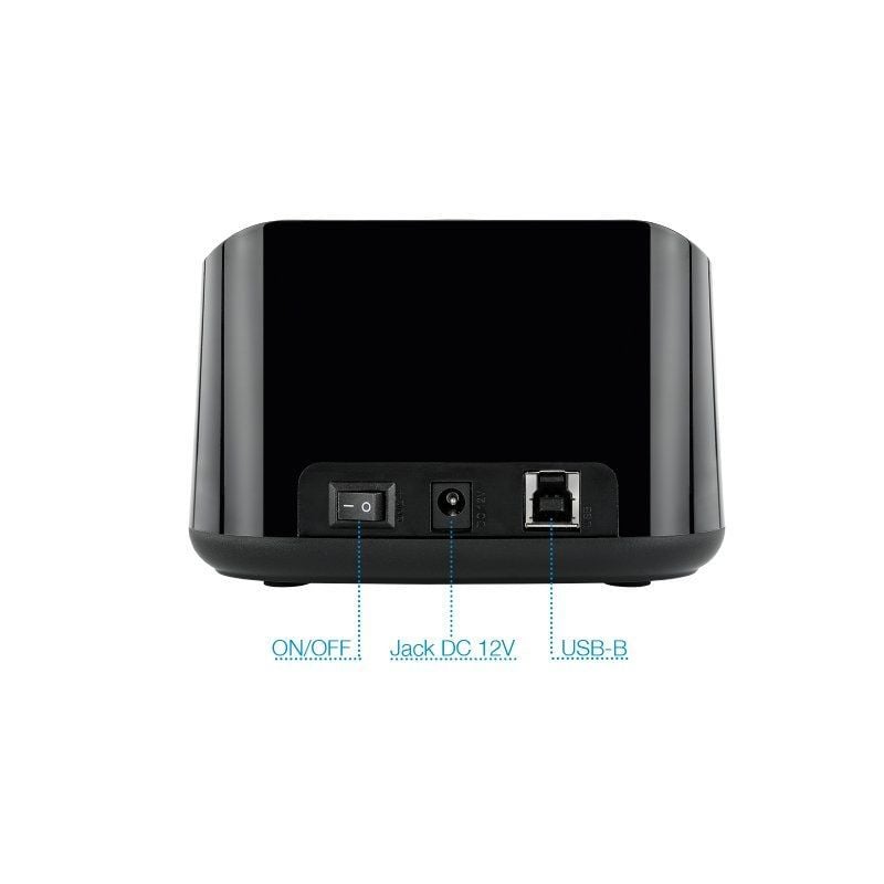 Docking station para discos duros tooq tqds-802b - Imagen 2