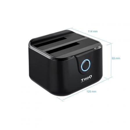 Docking station para discos duros tooq tqds-802b - Imagen 9