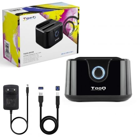 Docking station para discos duros tooq tqds-802b - Imagen 10