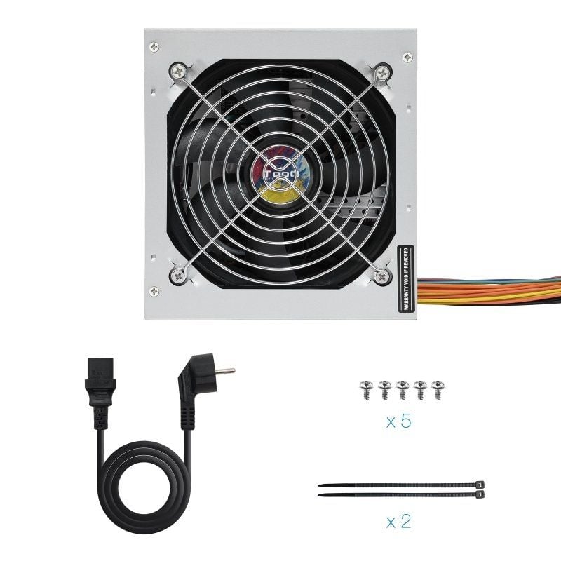 Fuente de alimentación tooq tqapolo-500sp/ 500w/ ventilador - Imagen 5
