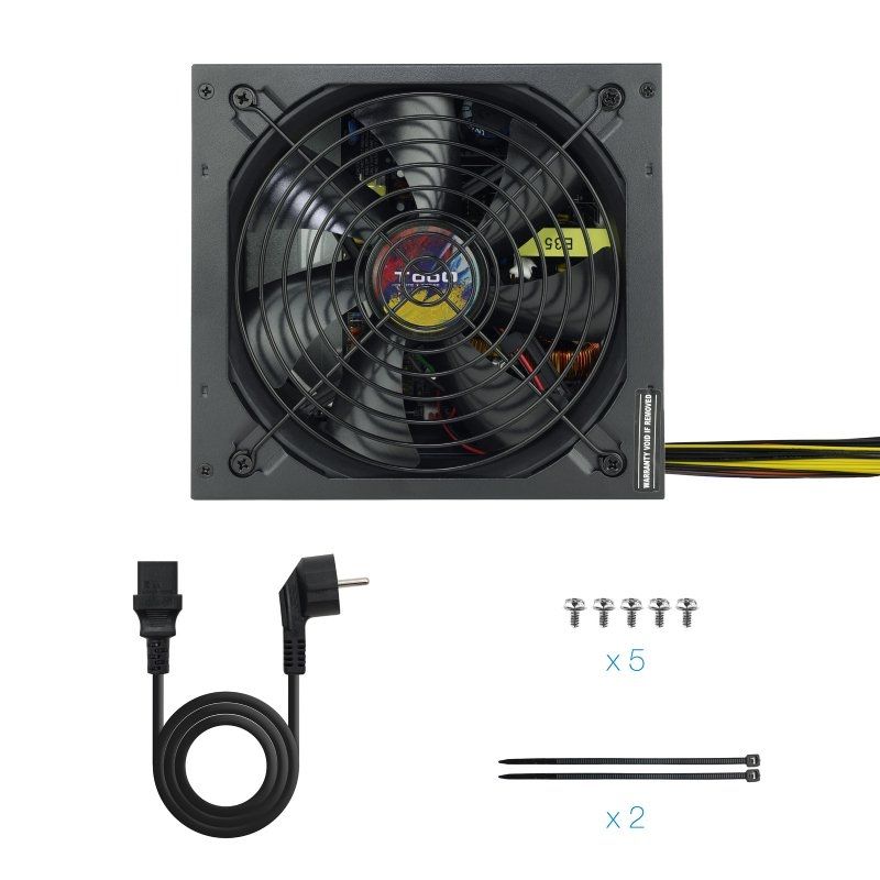 Fuente de alimentación tooq tqapolo-600sp/ 600w/ ventilador 14cm - Imagen 4