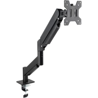 Soporte de mesa para monitor tooq db1340tnr-b/ giratorio/ inclinable/ rotatorio/ nivelable hasta 10kg