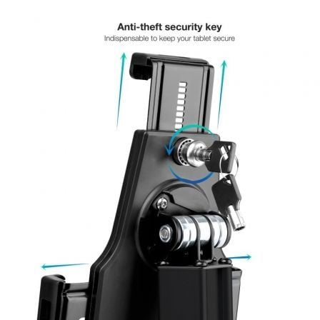 Soporte para tablet tooq tqtds0811/ antirrobo/ negro - Imagen 9